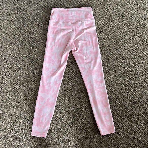 AllFenix Blush Pink Tie Dye Leggings - Picture 2 of 4